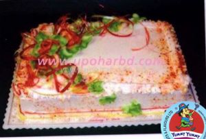 cake with colourful design