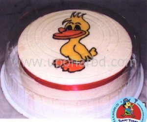 Cake with Donald duck design