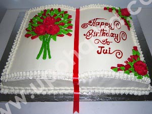 book shape cake