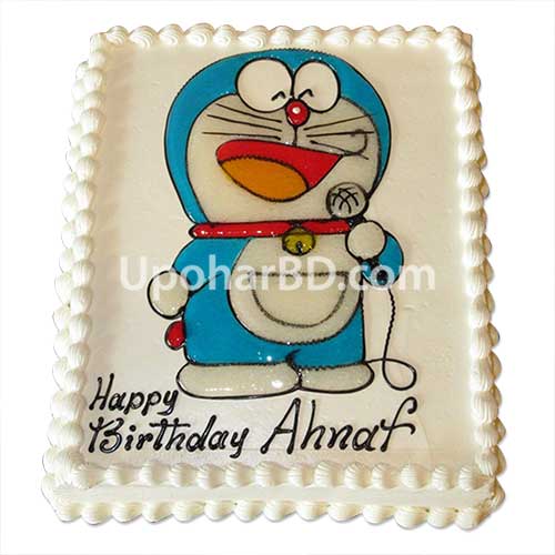Doraemon cartoon designed cake by Hot Cake