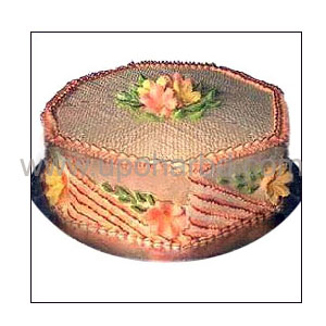 Colourful cake with Special Vanilla Flavour