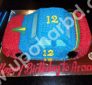 car shape cake for him