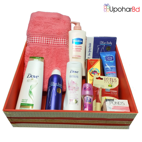 Package for her with personal care items