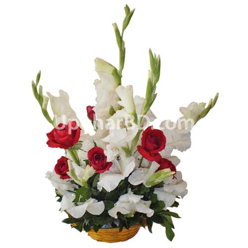 Fresh and cool Flower Basket