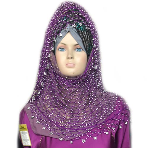 Purple hijab set
