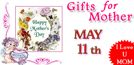 Send  Gift on Mothers Day 08, 11th May