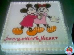 Mickey and Mice on the cake