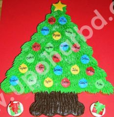 Christmas tree cake