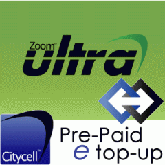 Citycell Zoom Pre-Paid e top-up