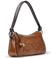 Leather hand bag (Chocolate)