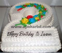 single number shape cake