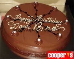 cake with chocolate