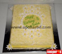 cake with elegant flower design
