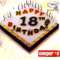 Birthday cake with age