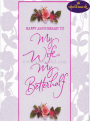 Anniversary wish to wife