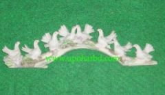 Bone china decoration piece