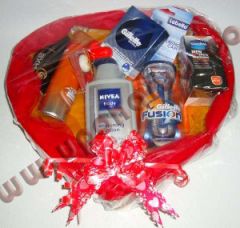 Package for him with personal care items