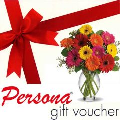 Persona hair and beauty care voucher with flowers