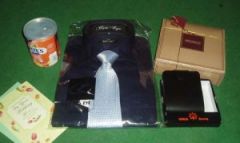 Package for him with shirt & the lot