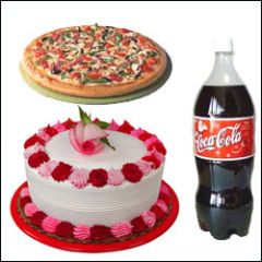 Cake and Pizza of your choice