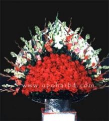 Tower of 200 red roses
