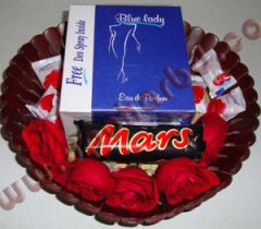 Perfume & chocolate package