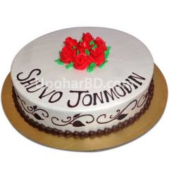 Cake with rose design