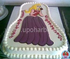 Cartoon shape cake for her