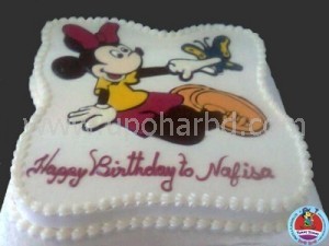 Mickey mouse and butterfly