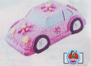 Car shape cake for her