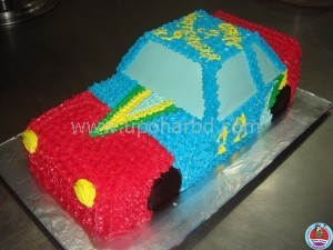 Car shape cake for him