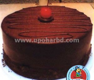 cake with rich chocolate