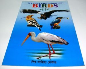 Picture book of bird, fish and vegetable