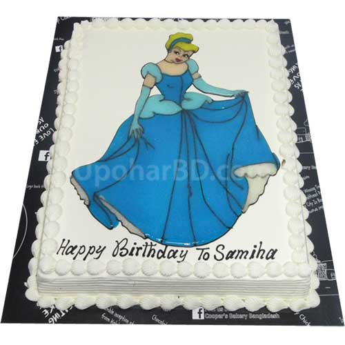 Birthday cake for her, best online cake delivery - Cinderella cake - Cartoon  Shape Cakes - Cake from Coopers