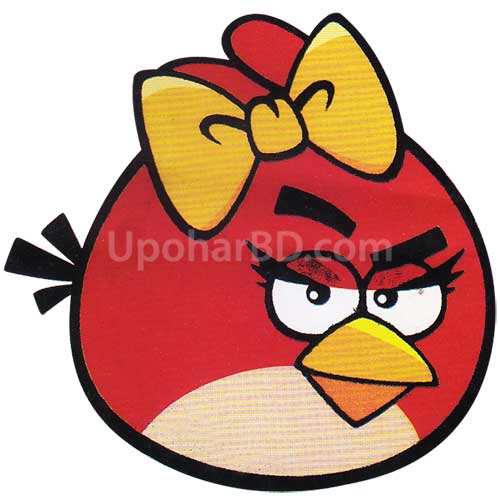 Angry Bird designed cake