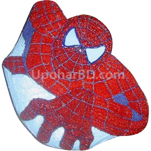 Spiderman designed cake