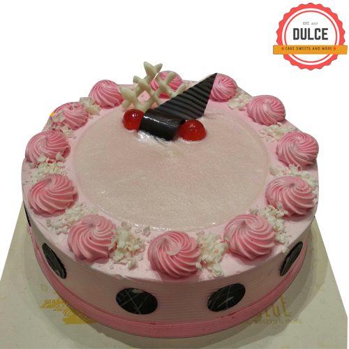 Pink Beauty Vanilla Cake