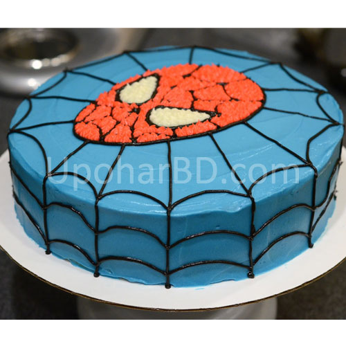 Spiderman design cake