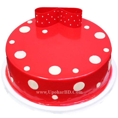Red Bow Tie Cake