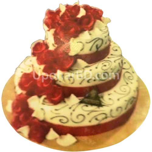 Red Rose Cake