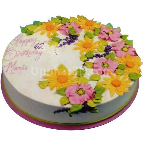 Spring Flower Cake