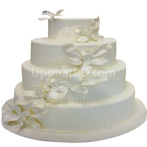 White Flower Cake