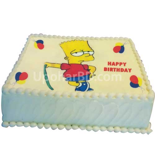 Simpson design cake