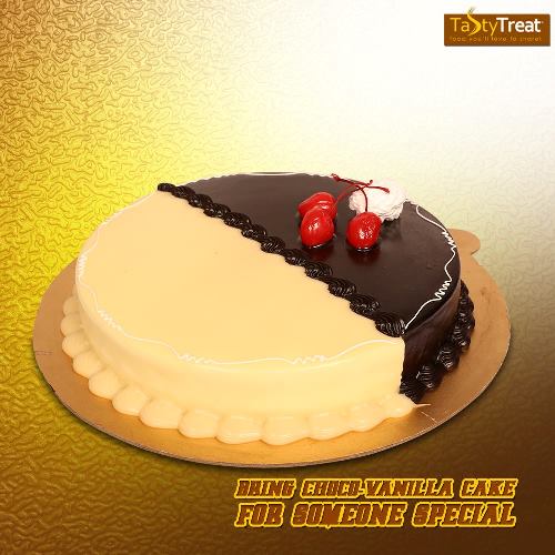 Choco-Vanilla cake from Tasty Treat