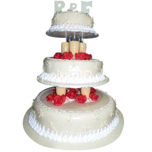 Three Layer Wedding Cake