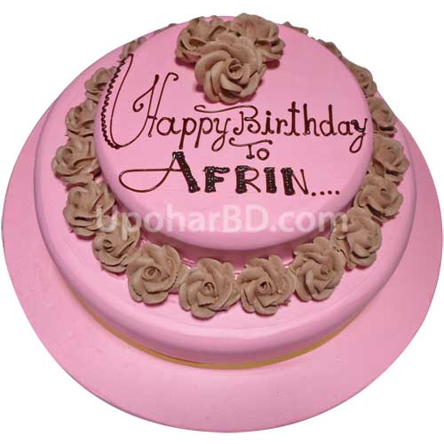 Pink Flora Cake