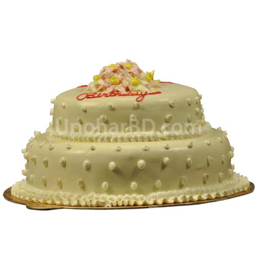 Two Layer Pearl Cake