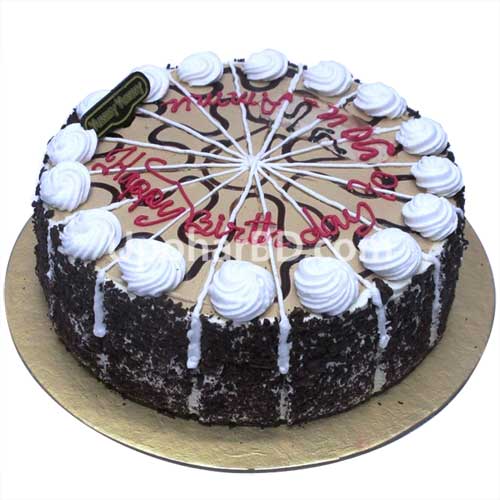 cake with lots of chocolate and cherry