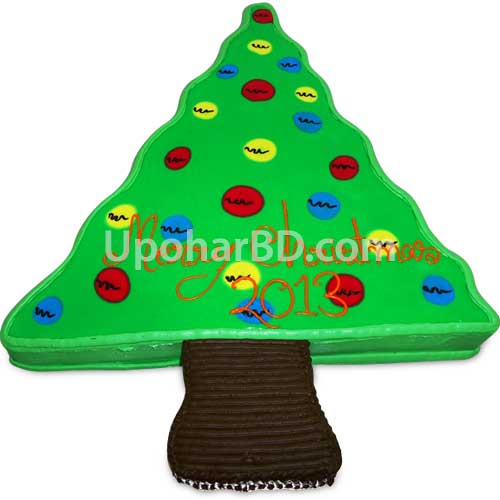 Christmas tree cake