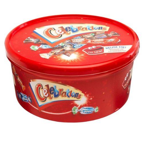 Celebration mix chocolate gift tub